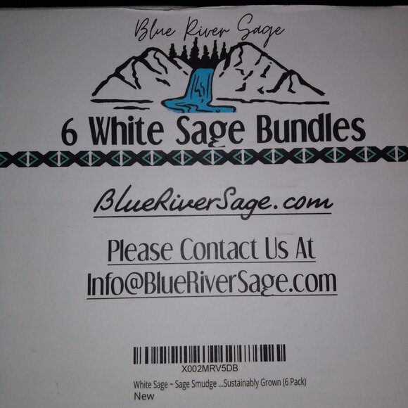 6 white sage bundles (blue river sage) - Picture 4 of 4